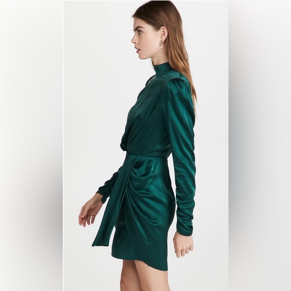 ZIMMERMANN Silk Drape Dress Jade NWT - Picture 4 of 17